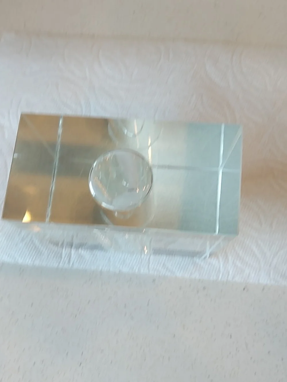 Modern Minimalist Clear Crystal Decorative Bud Vase